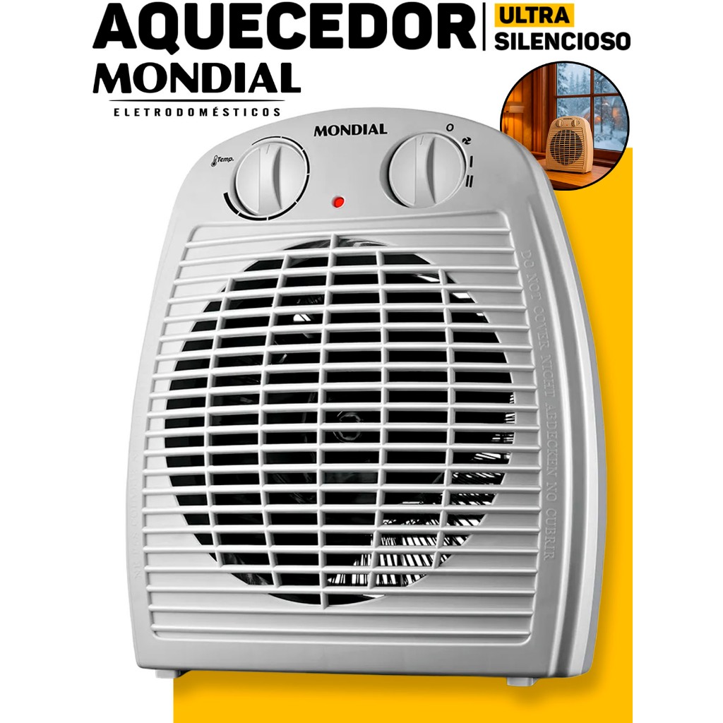 Mini aquecedor portátil