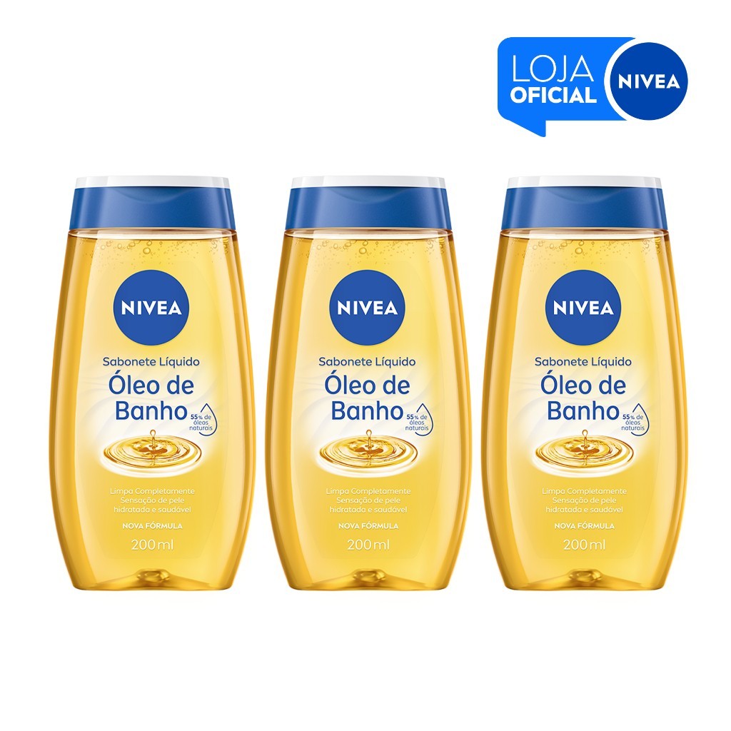 Nivea Sabonete Líquido Óleo de Banho 200ml