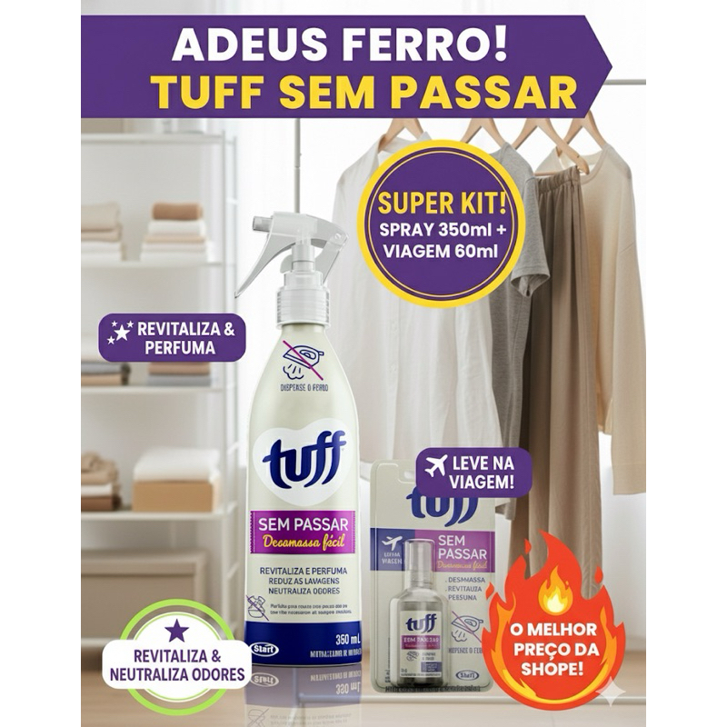 Spray passar roupa