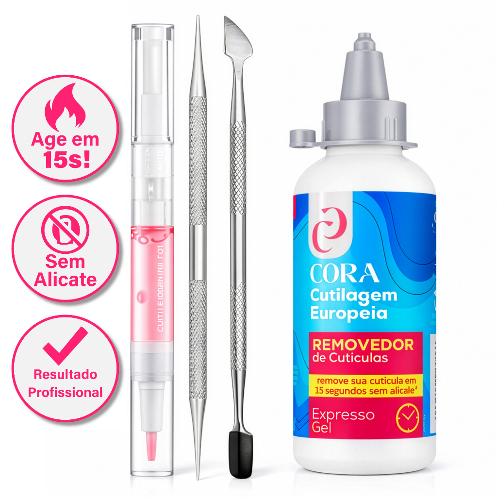 Kit Removedor de Cutículas Gel