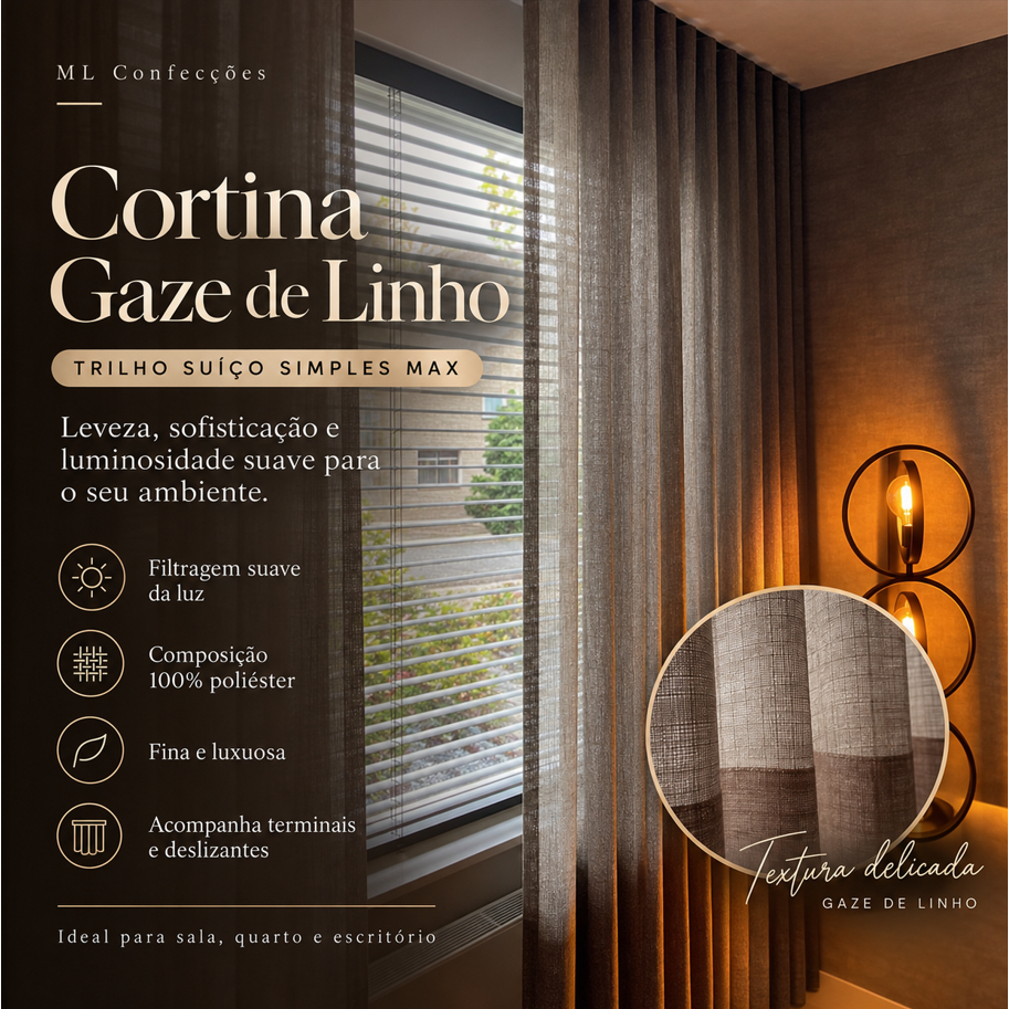 Cortina linho