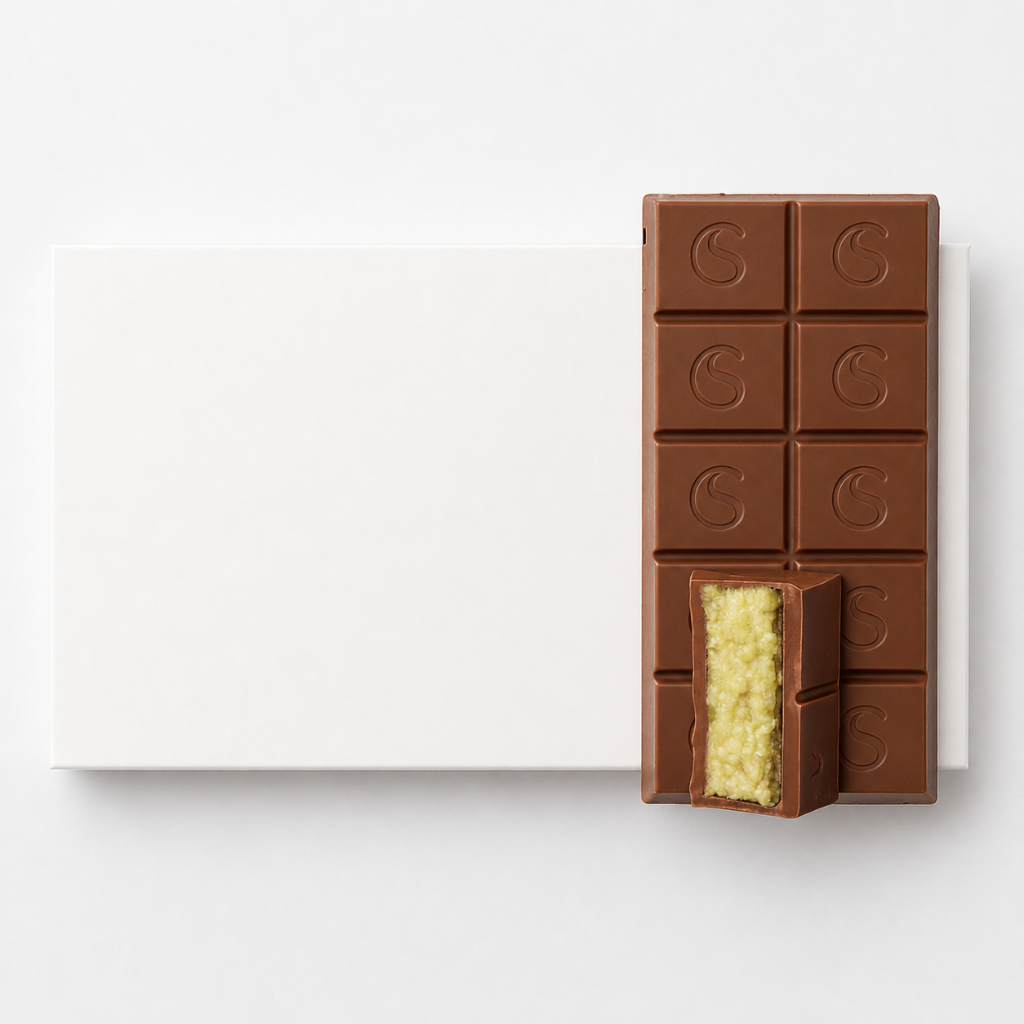 Caixa Branca Cacau Chocolate Doce Show
