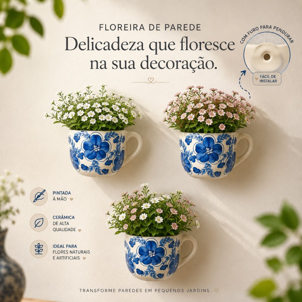 Floreira de parede
