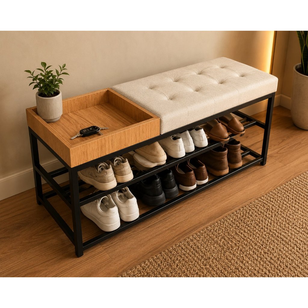 Banco Sapateira Banquinho Recamier 110cm