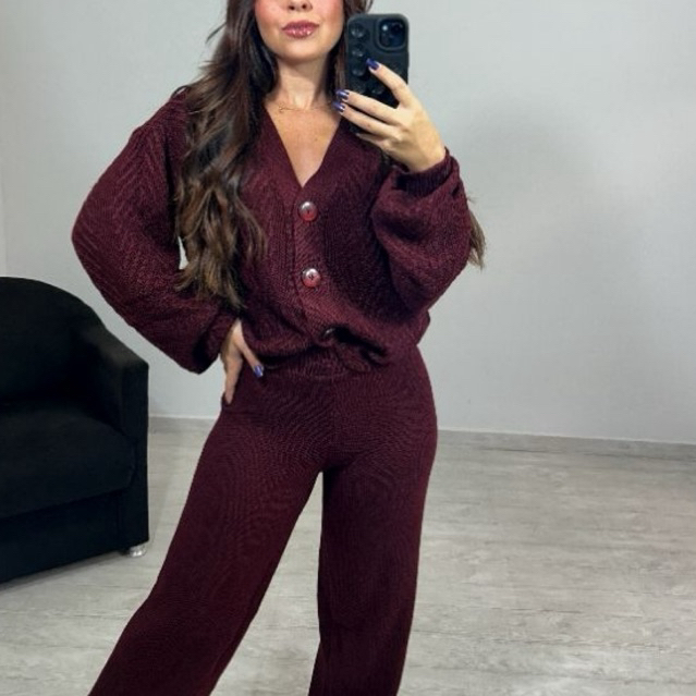 Conjunto tricô