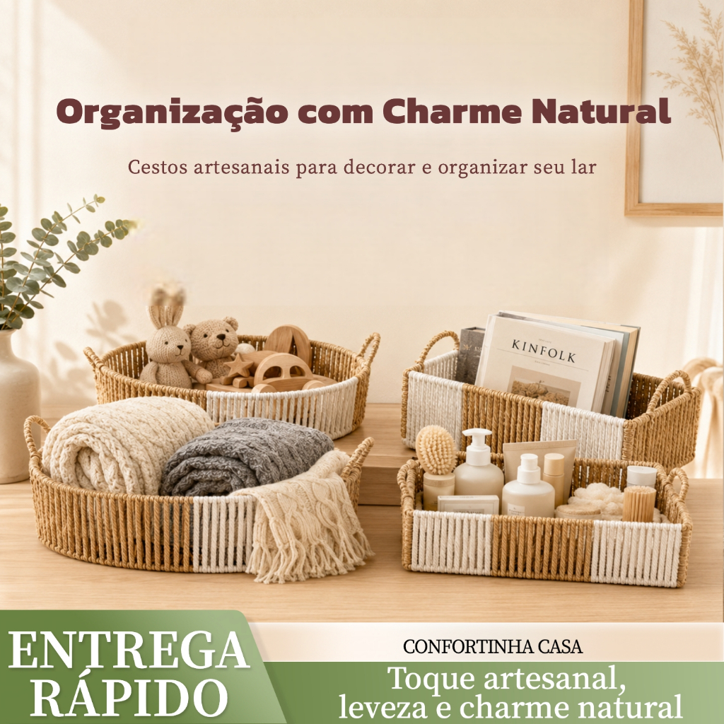 CESTO DE ORGANIZAÇÃO