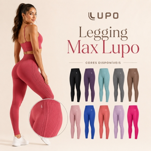 Calça Legging Max Lupo Academia