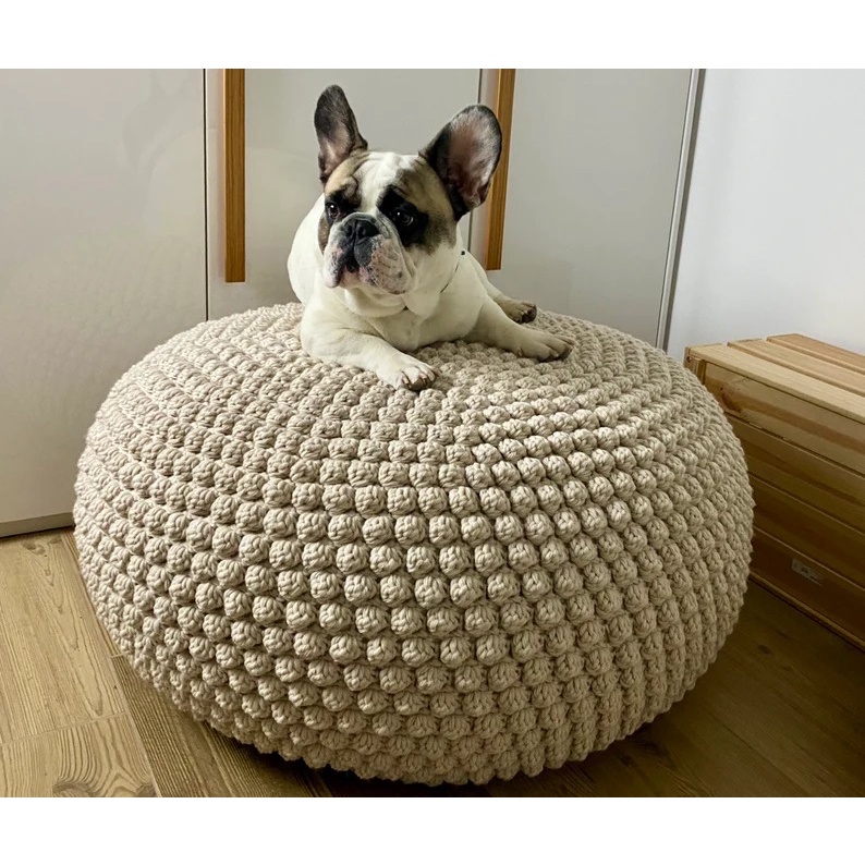Puff crochê