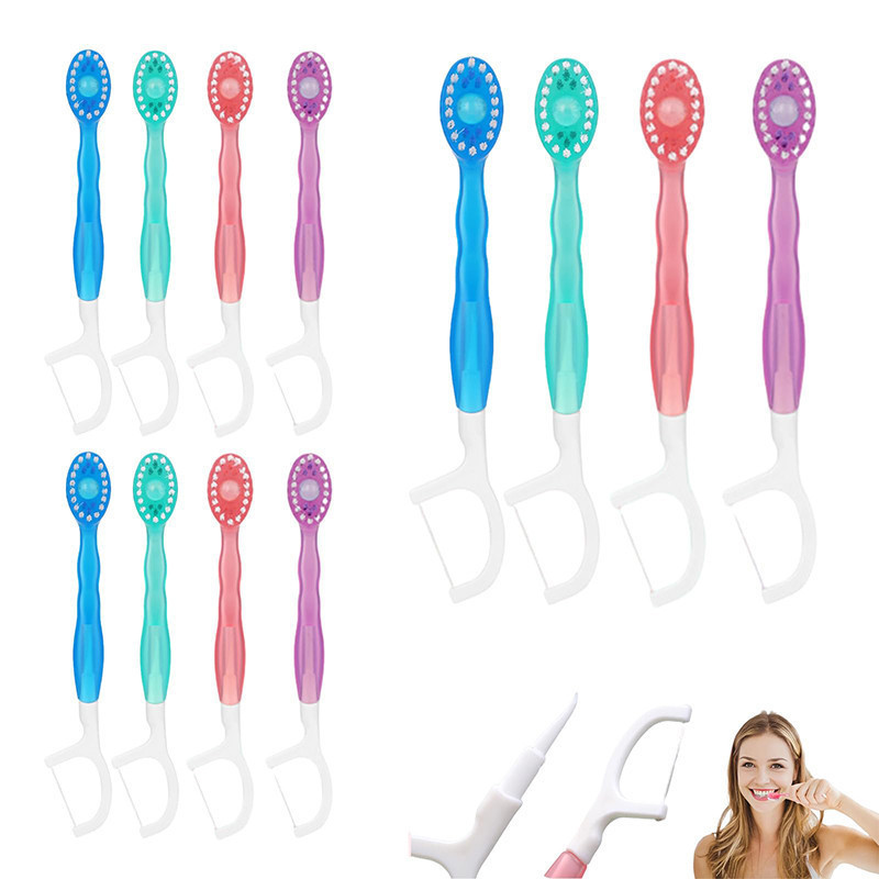 Mini escova e fio dental
