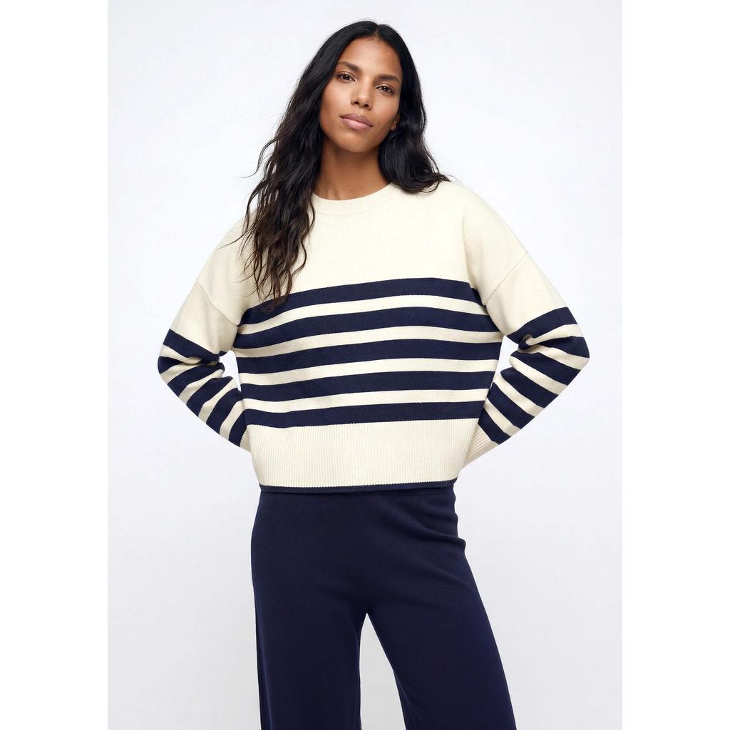 Blusa tricô listrada