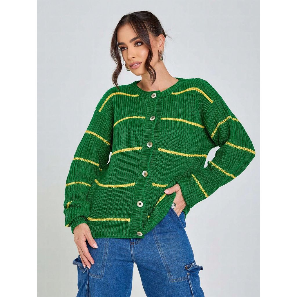Cardigan listrado